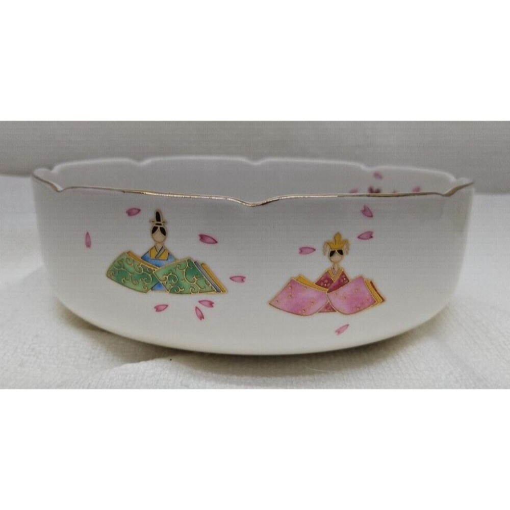 Saido Kiln Sweet Dish for Hinamatsuri (Girl's Day), Doll, Peach Blossom Festival - Picture 8 of 16